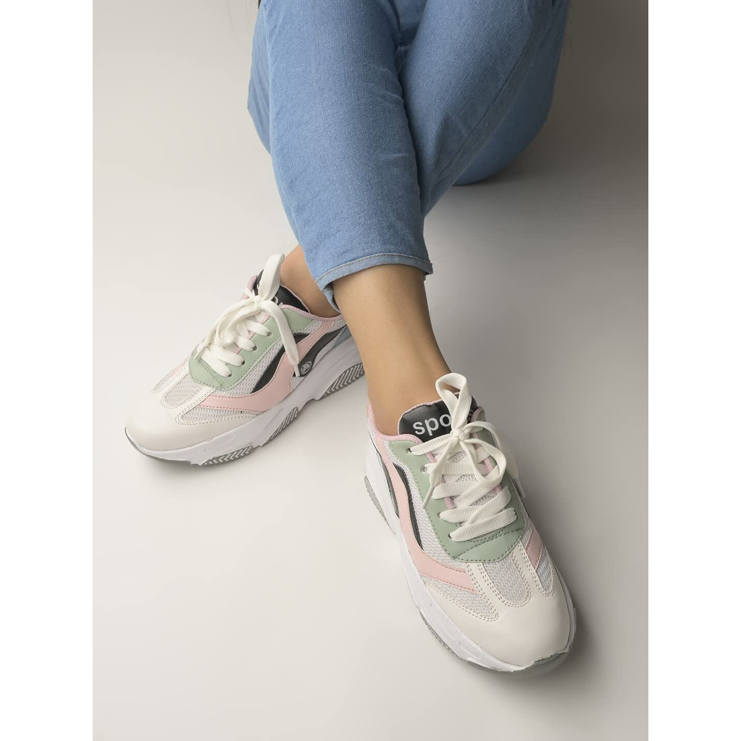 Shoetopia Smart Casual Comfortable White Sneakers For Women & Girls /Uk5-Eu38