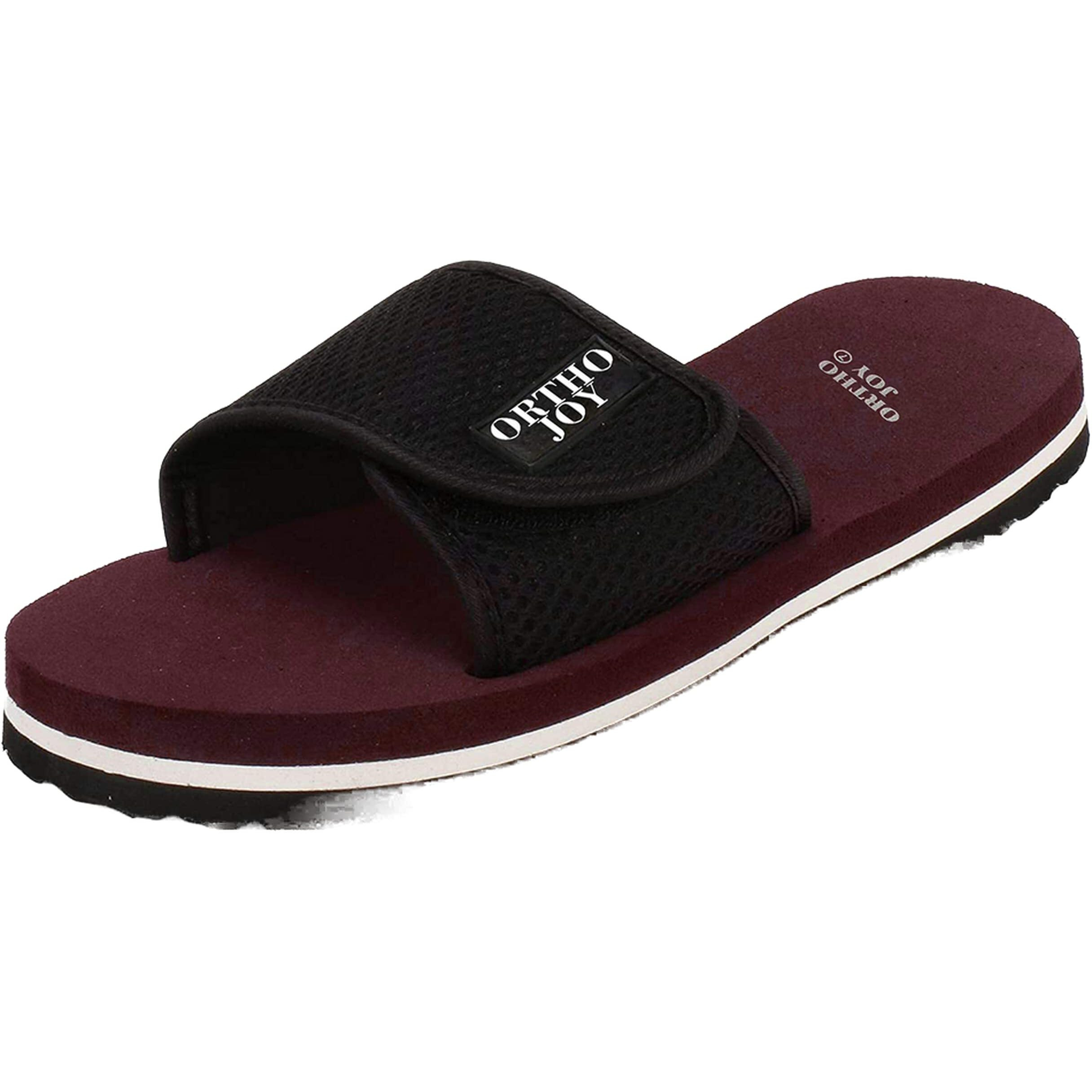 Ortho Joy Extra Soft Doctor Ortho Slippers For Men/Flip-Flops - Orth_Msp03_Mrn_06