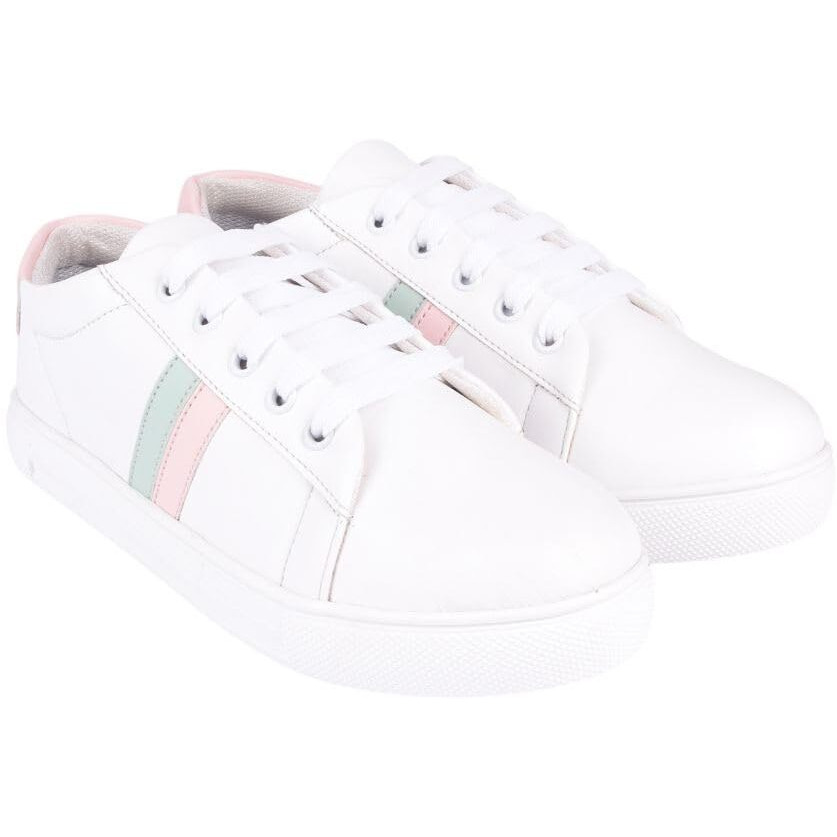 Shoetopia Girls Sneaker-Mario White - 7 Uk (Girls-Sneaker-Mario-White)