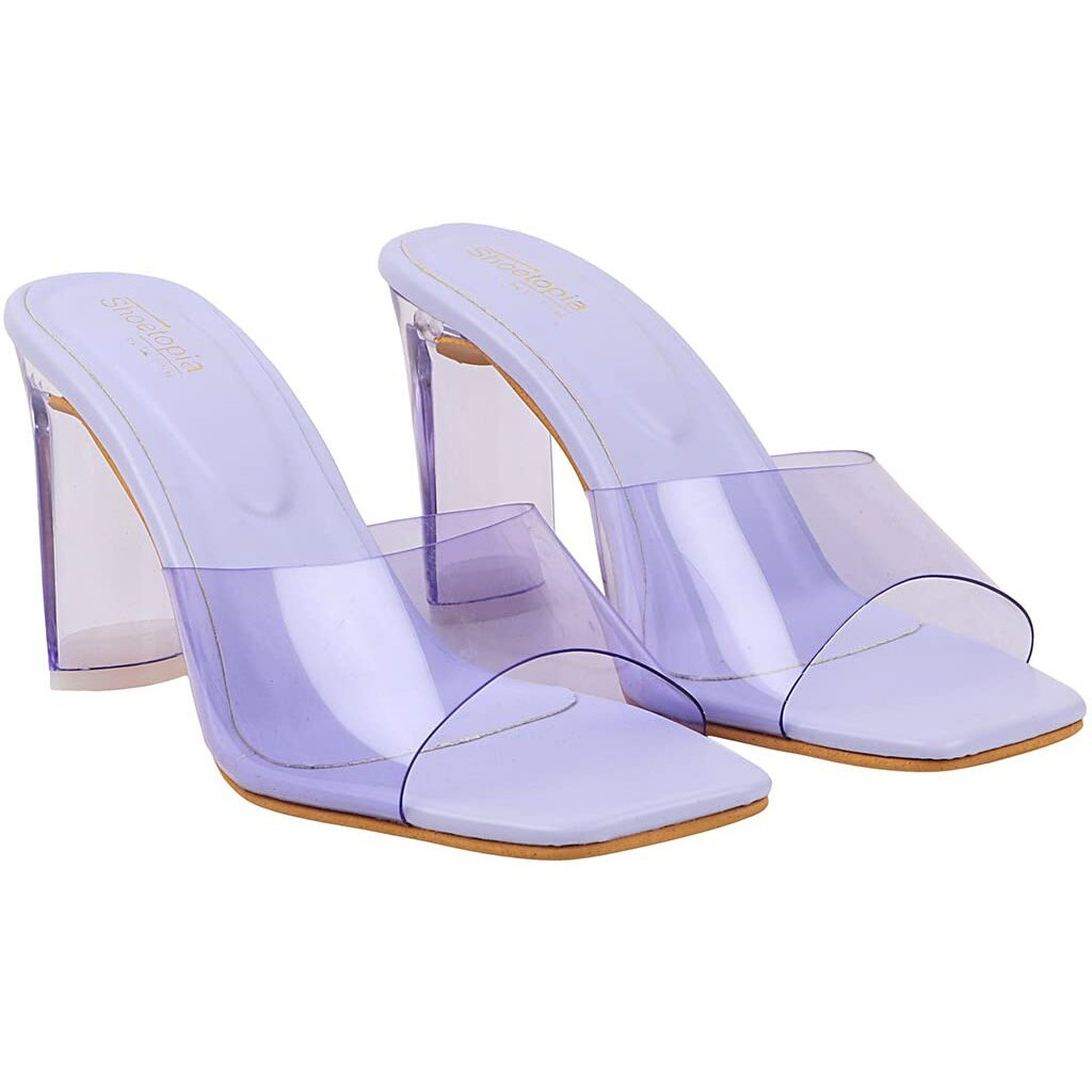 Shoetopia Women's Flat Sandal/Purple /Eu37 / Uk4