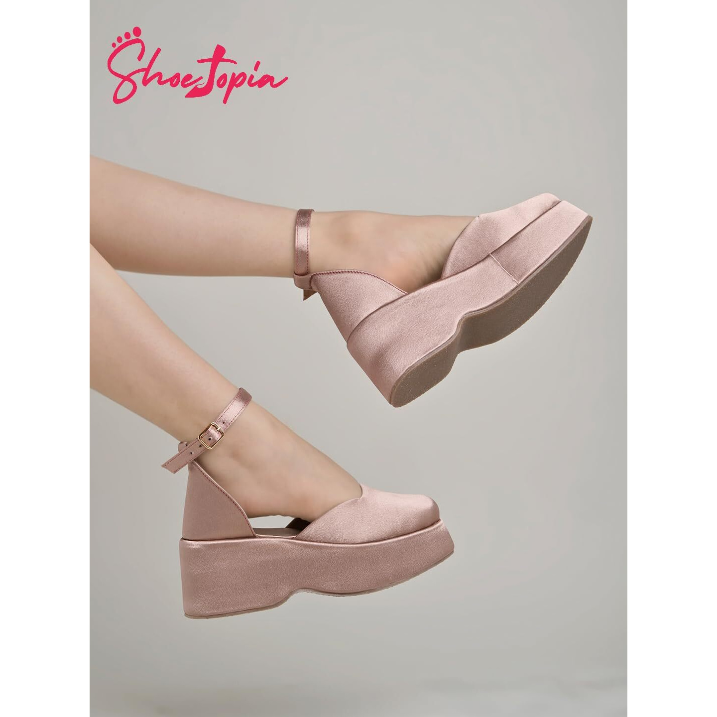 Shoetopia Stylish Peach Chic Pumps For Girls-Eu37