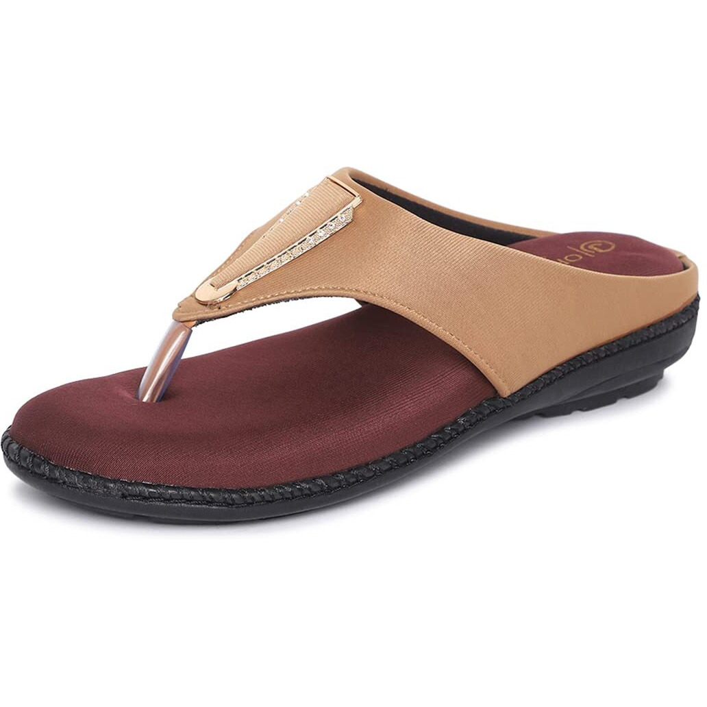 Ortho Joy Fancy Doctor Slippers | Stylish Chappal For Women | Comfortable Flat Sandals For Women Stylish