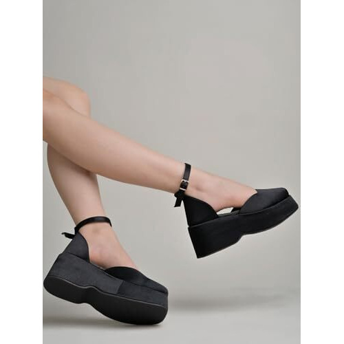 Shoetopia Women's Pumps Black, 3