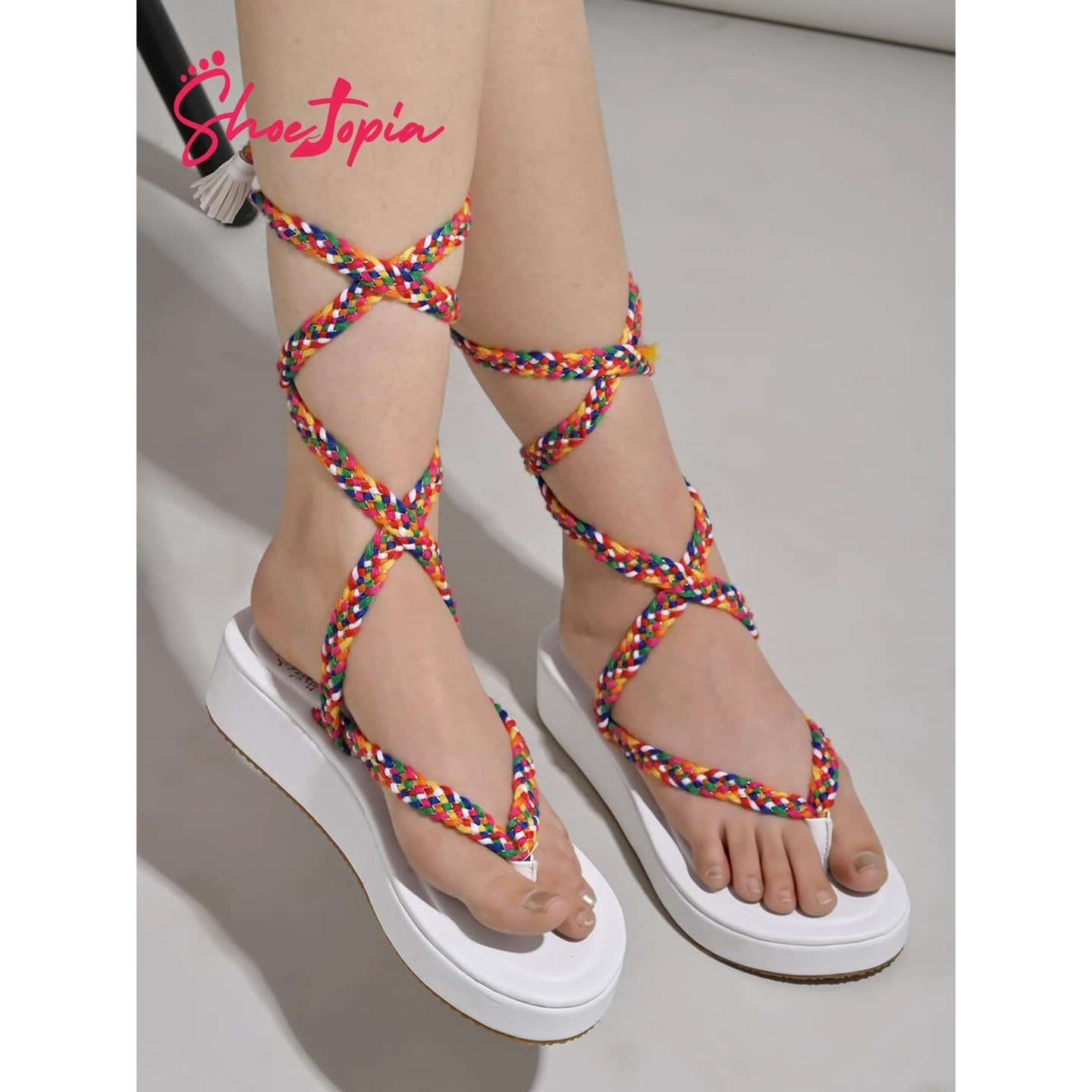 Shoetopia Women's Heeled Sandal-8 Kids Uk (Mangolia-White)-Eu41