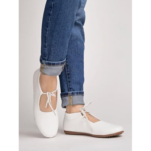 Shoetopia Girls Priya White Dress Shoe - 6 Uk (Girls-Priya-White)