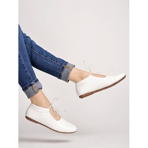 Shoetopia Girls Priya White Dress Shoe - 6 Uk (Girls-Priya-White)