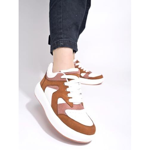 Shoetopia Smart Casual White Sneakers For Women & Girls /Eu36