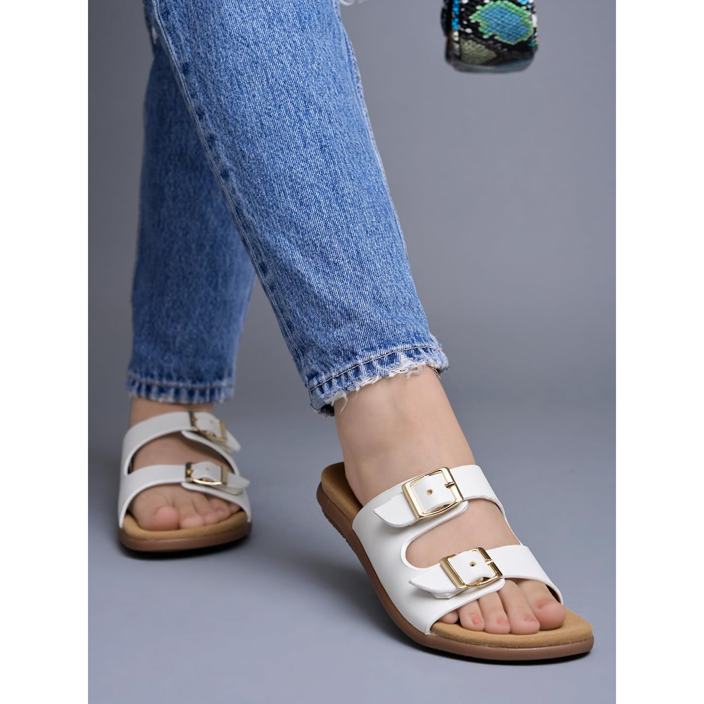 Shoetopia Stylish White Flats For Women /Eu38