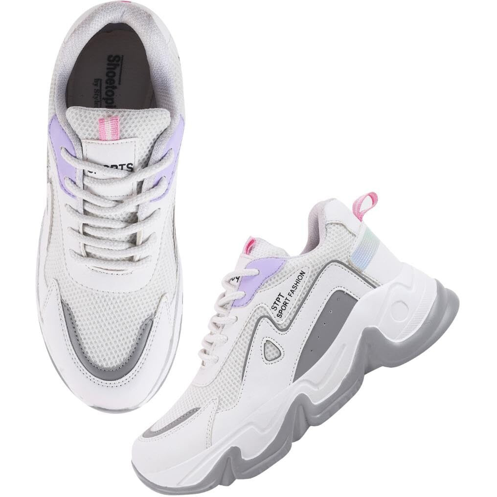 Shoetopia Casual Sports Shoe Sneakers Casuals For Girls Bronze-Eu40