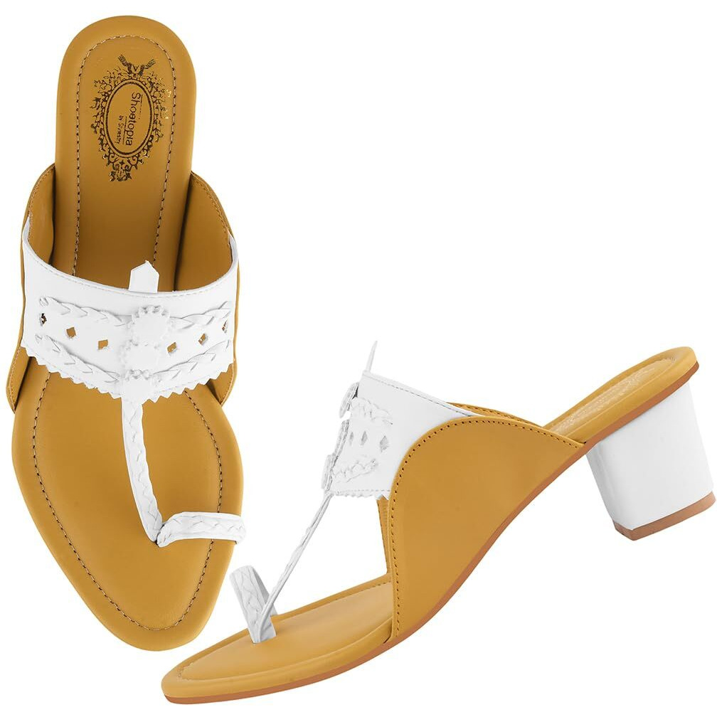 Shoetopia Women's Kh-4433 Yellow Heeled Sandal-5 Kids Uk (Kh-4433-Yellow)-Eu38