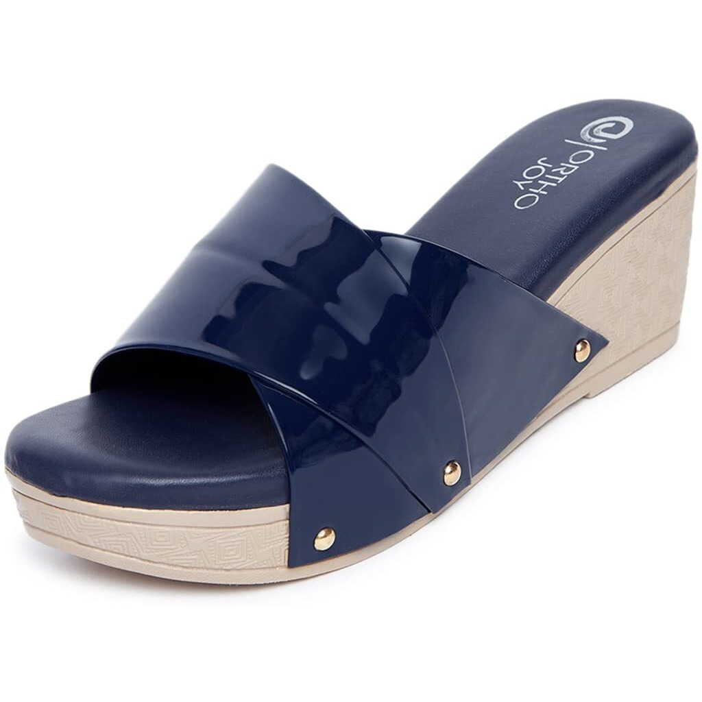 Ortho Joy Fancy Doctor Slippers | Soft Chappal For Women | Comfortable Wedges Sandals For Women Stylish