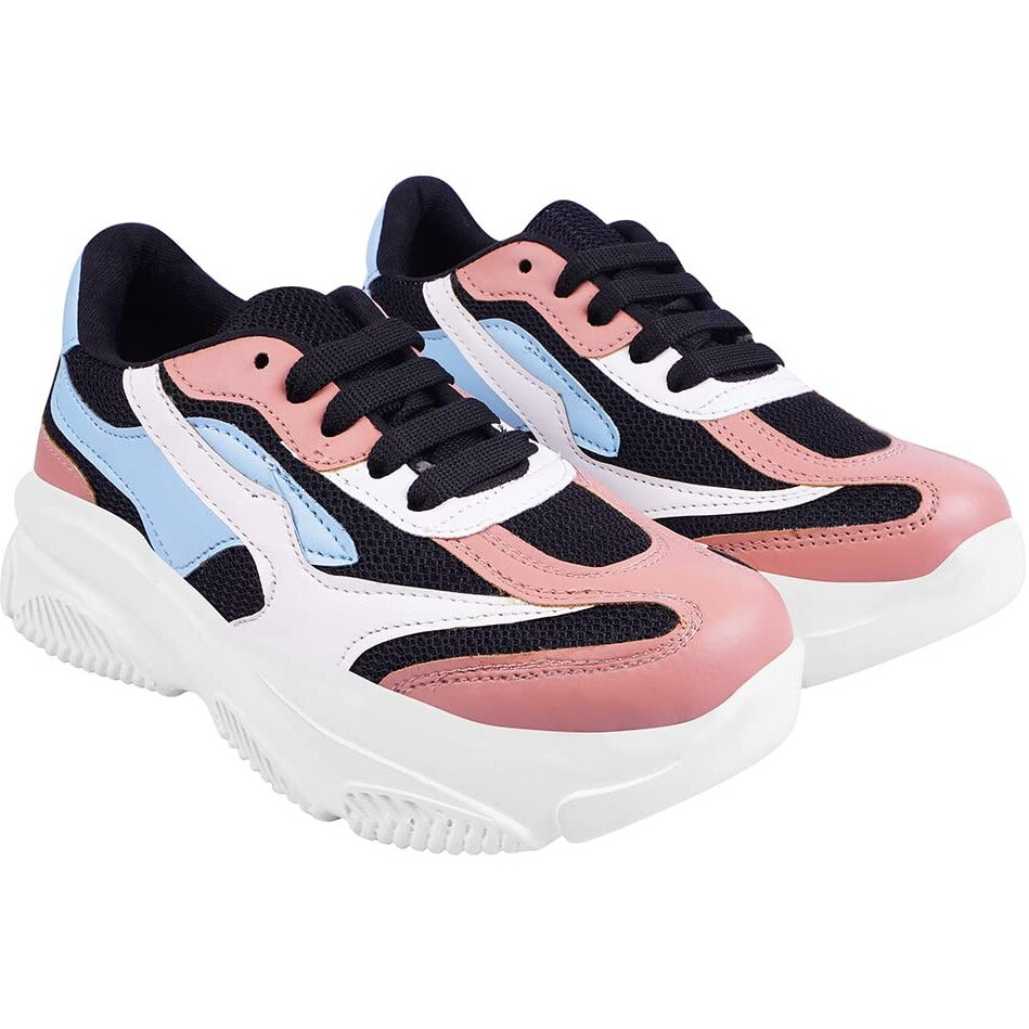 Shoetopia Girls S-1209 Black Casual Shoe - 3 Uk (Girls-S-1209-Black)