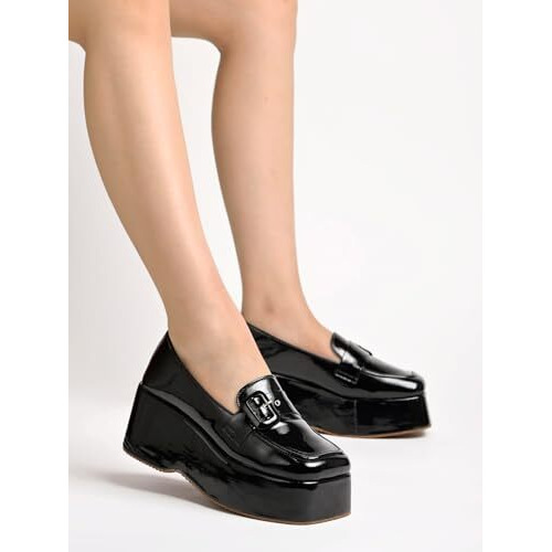 Shoetopia Girls L-2233 Black Dress Shoe - 3 Uk (Girls-L-2233-Black)