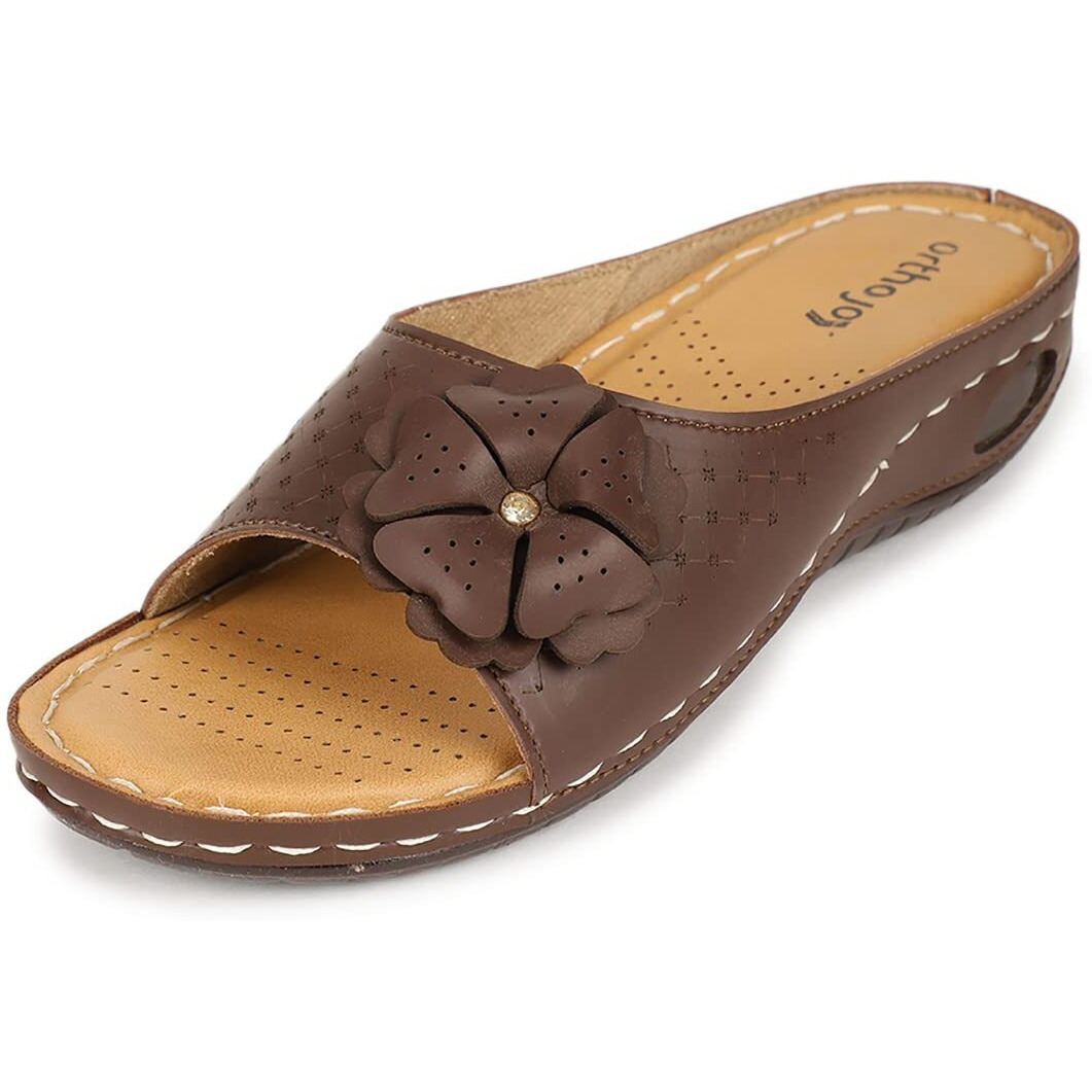 Ortho Joy Extra-Soft Comfortable Stylish And Fancy Slippers For Women