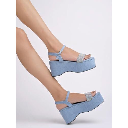 Shoetopia Women's Platform Heel Sandal