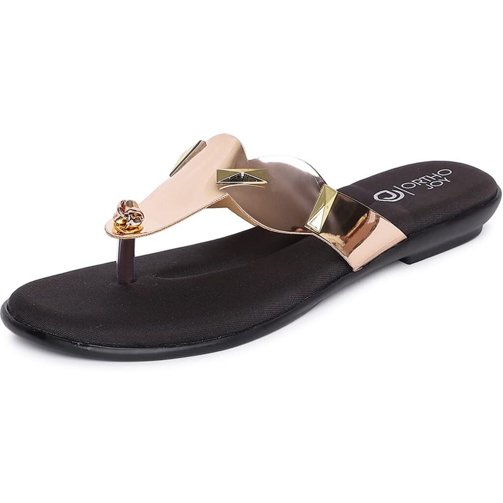 Ortho Joy Fancy Doctor Slippers | Soft And Stylish Chappal For Women | Comfortable Flat Sandals For Women Stylish