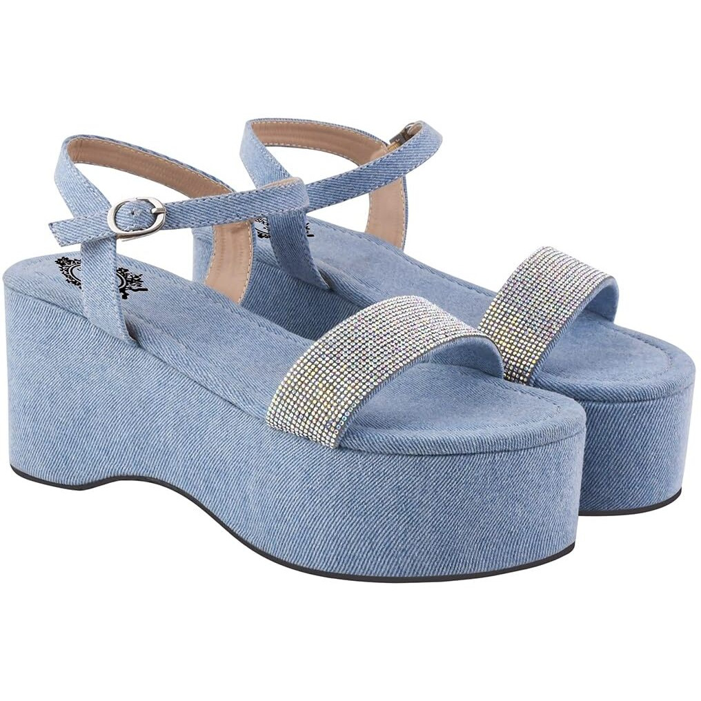 Shoetopia Women's Platform Heel Sandal