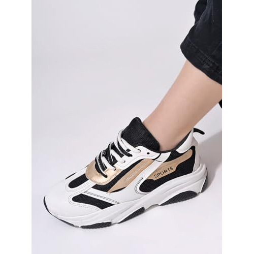 Shoetopia Smart Casual Comfortable White Sneakers For Women & Girls /Eu38