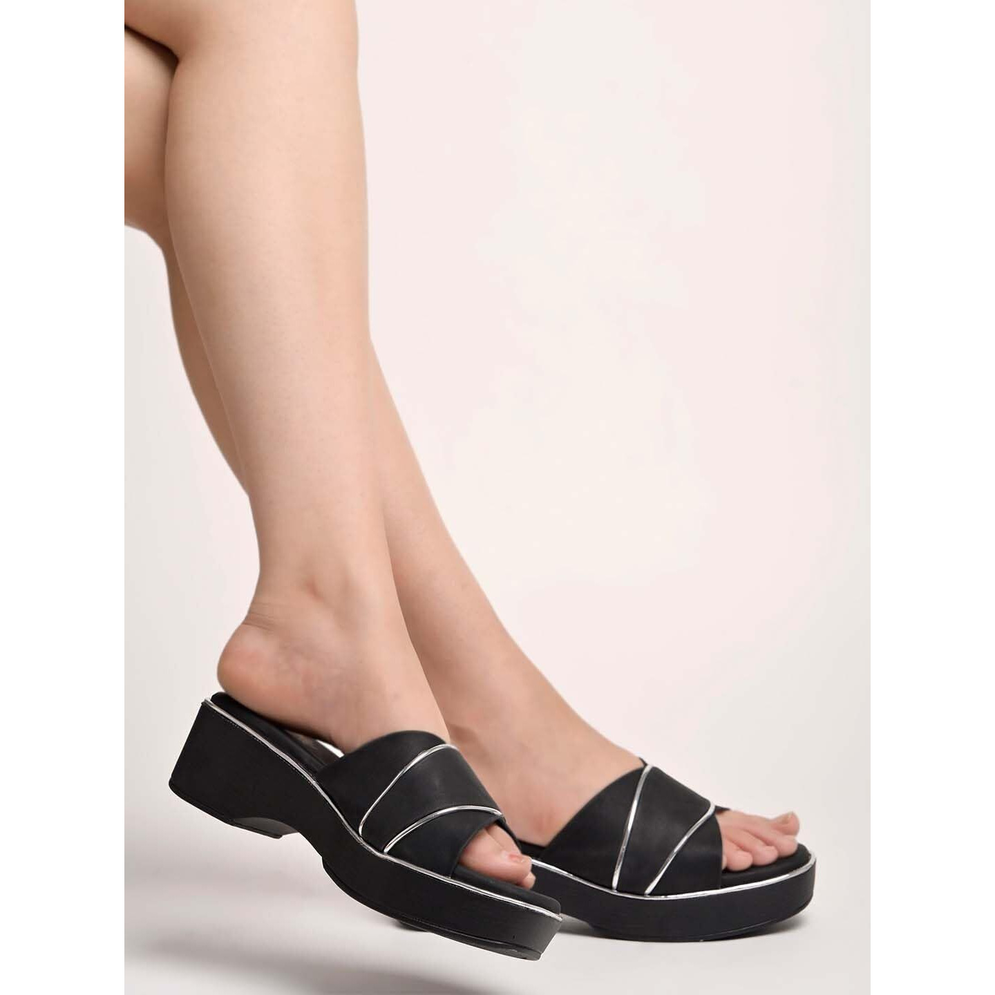 Shoetopia Women's Kitten Heel Sandal