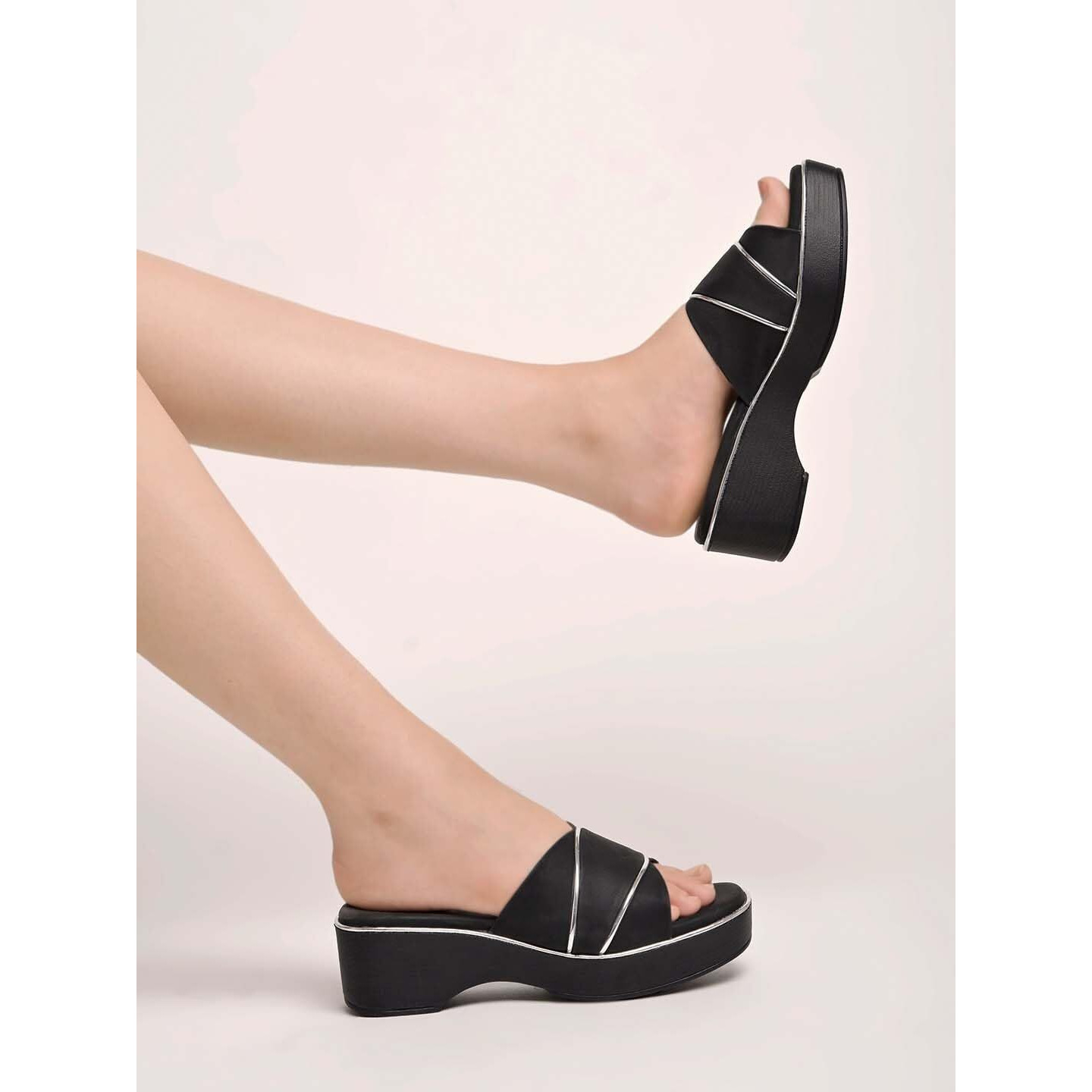 Shoetopia Women's Kitten Heel Sandal