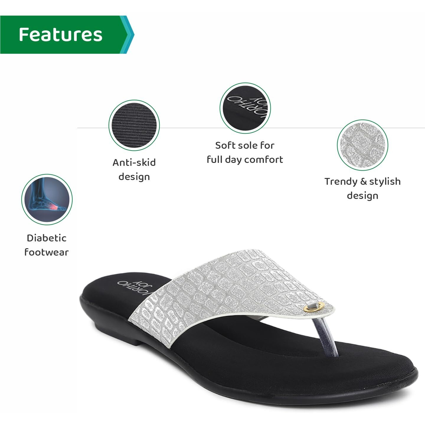 Ortho Joy Fancy Doctor Sandals|| Stylish Comfortable Casual Slippers For Women