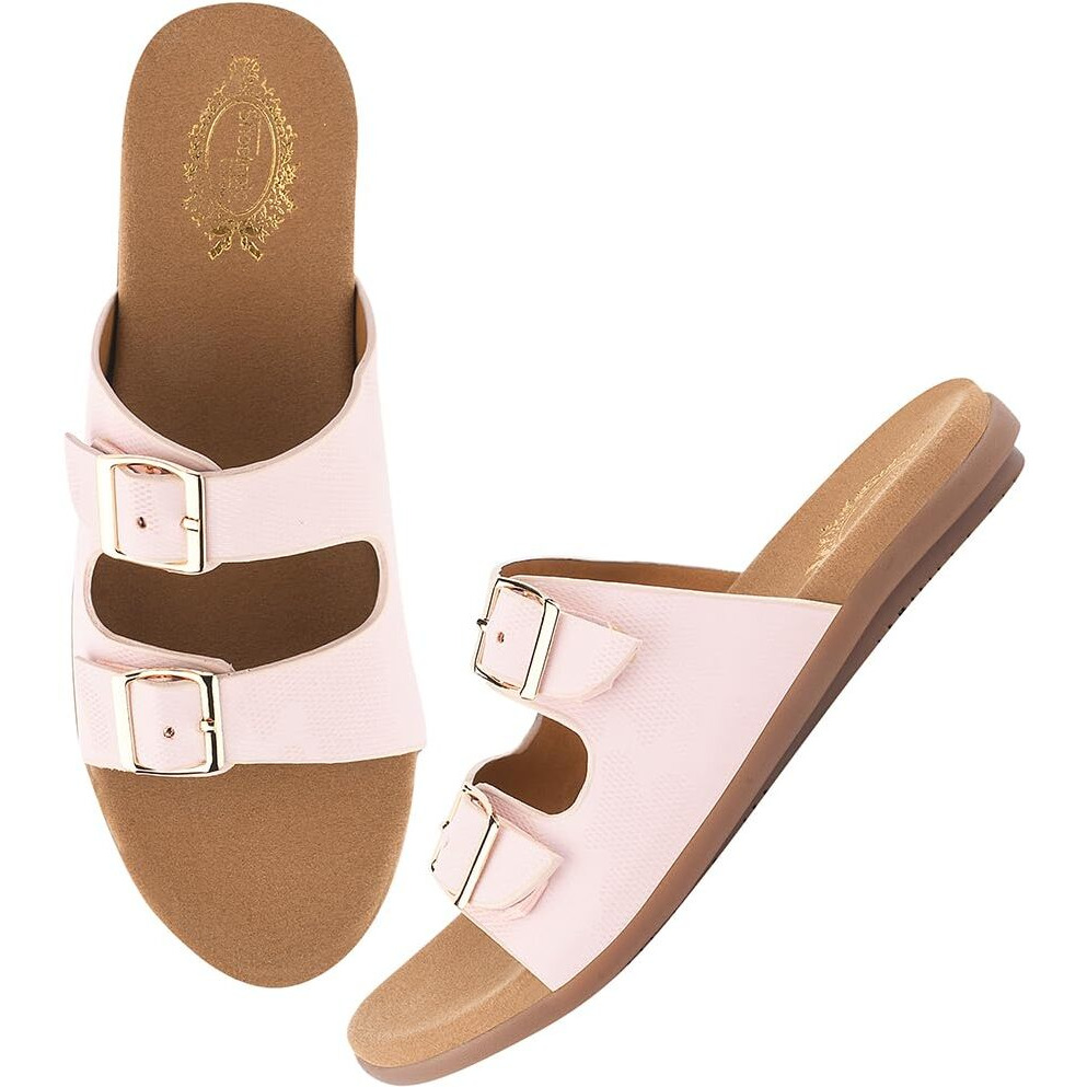 Shoetopia Stylish Peach Flats For Women /Eu40