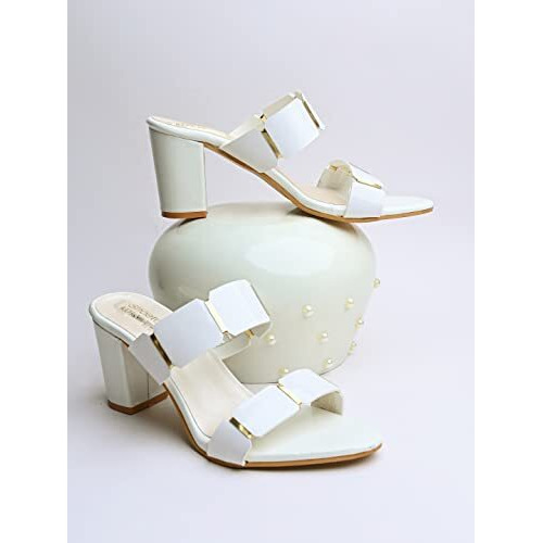 Shoetopia Women's Block Heel Sandal