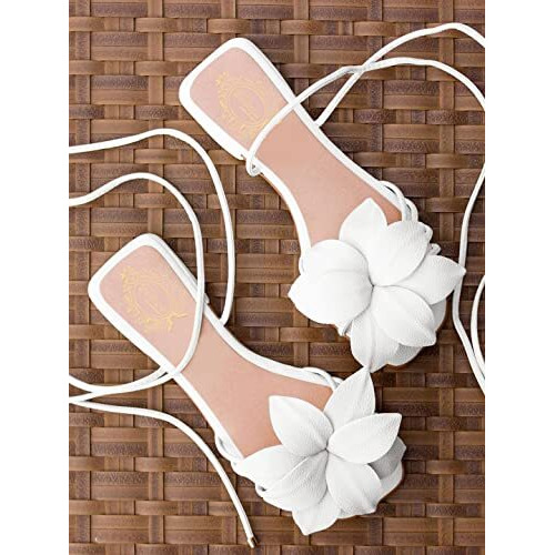 Shoetopia Girls Active White Flat Sandal - 4 Uk (Girls-Active-White)