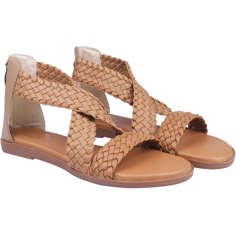 Shoetopia Women's Block Heel Sandal (3 Uk)