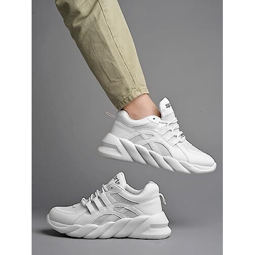 Shoetopia Girls Jm-40 White Sneaker - 5 Uk (Girls-Jm-40-White)