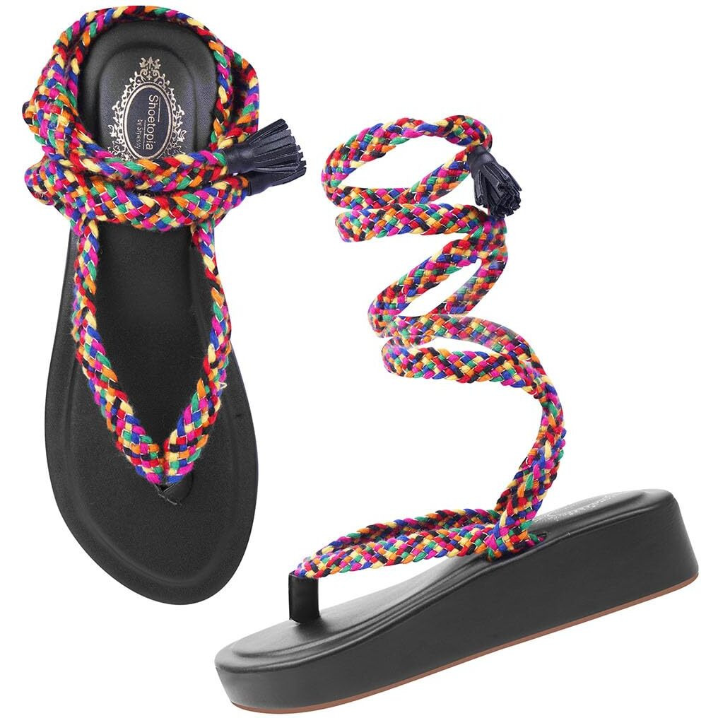 Shoetopia Women's Heeled Sandal-3 Kids Uk (Mangolia-Black)-Eu36