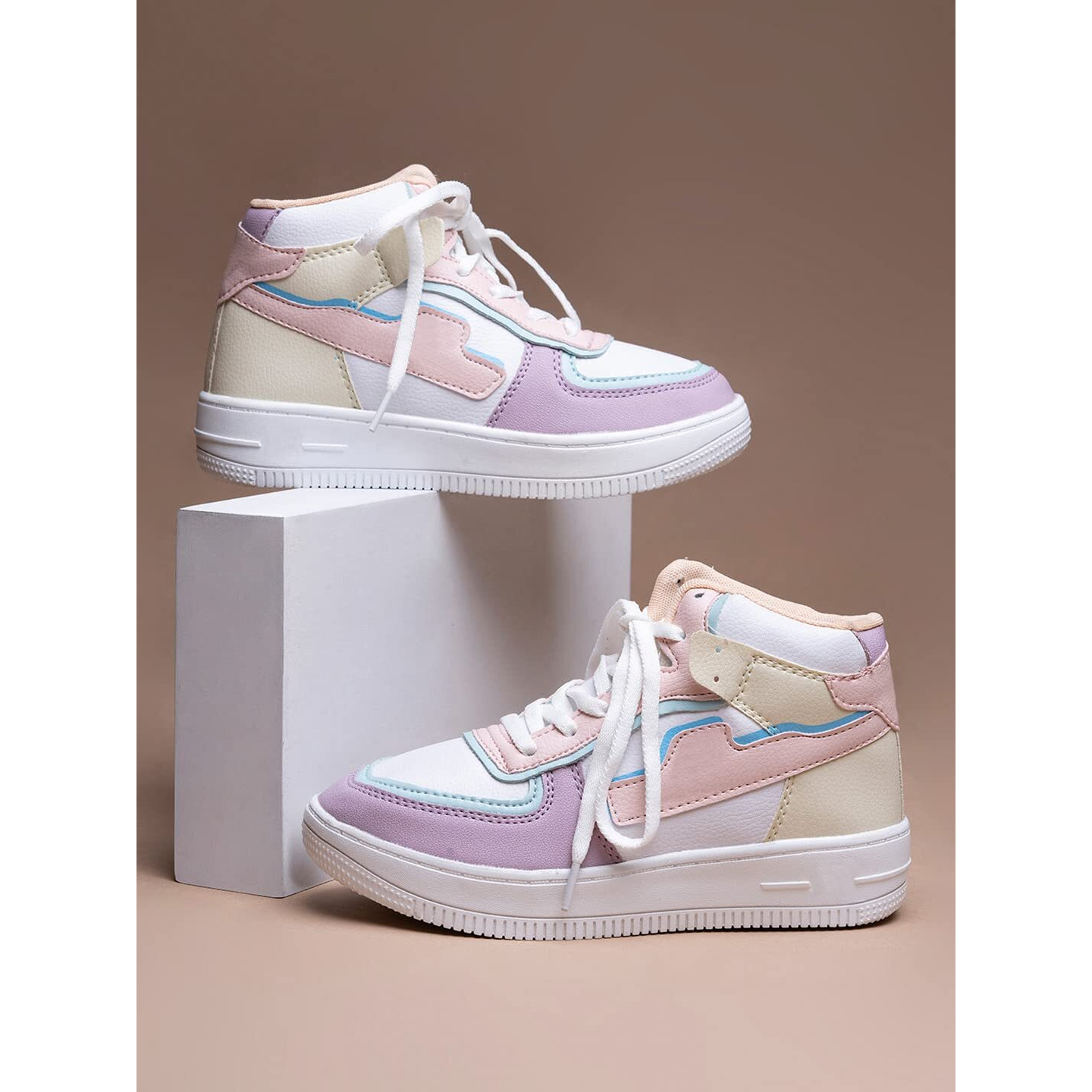 Shoetopia Women's Casual Outdoor, Indoor, Walking Shoes, Mla-Pink-Eu40