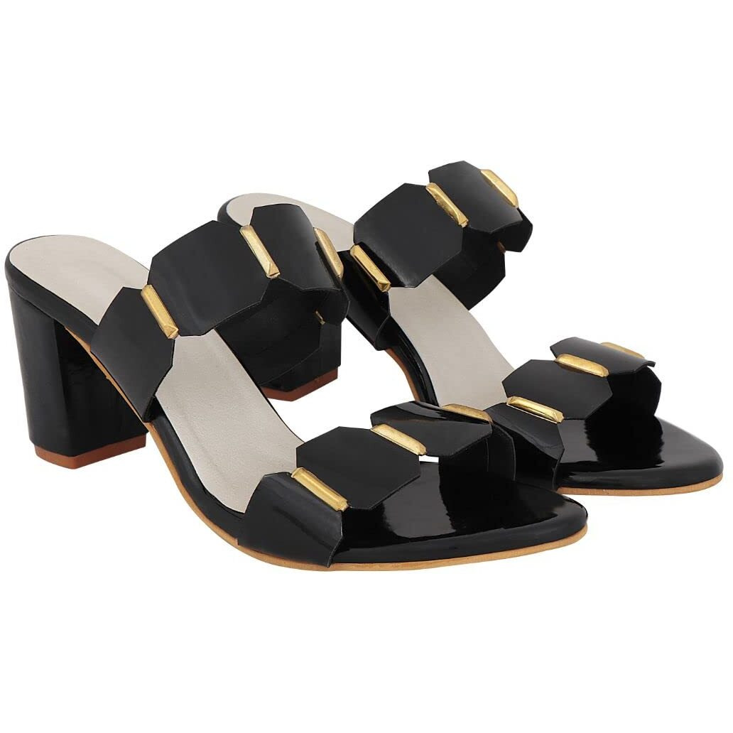 Shoetopia Women's Block Heel Sandal