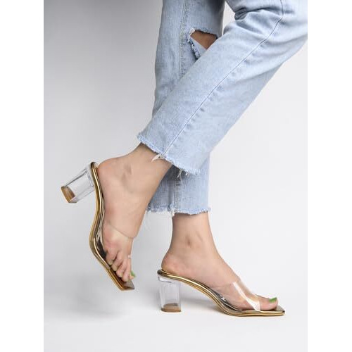 Shoetopia Girls Toy Copper Heeled Sandal - 6 Uk (Girls-Toy-Copper)