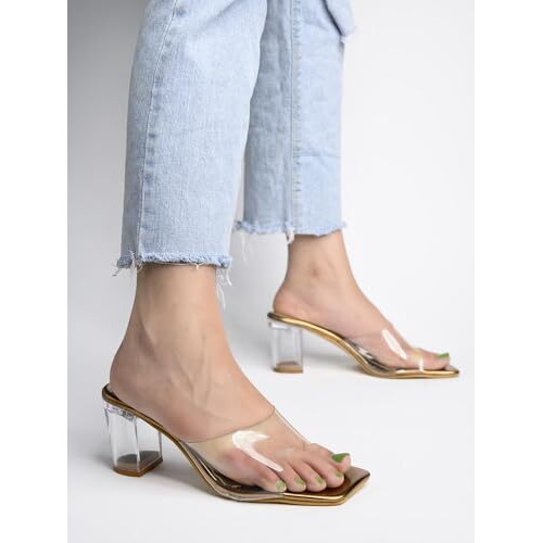 Shoetopia Girls Toy Copper Heeled Sandal - 6 Uk (Girls-Toy-Copper)