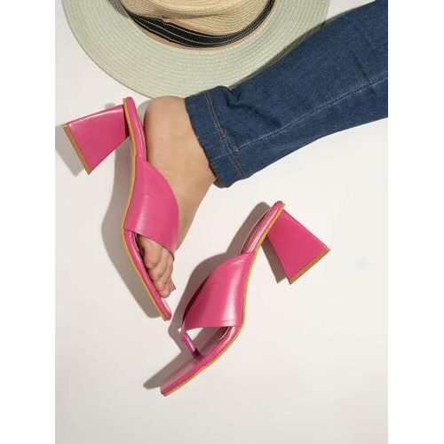 Shoetopia Girls Chic Pink Heeled Sandal - 5 Uk (Girls-Chic-Pink)