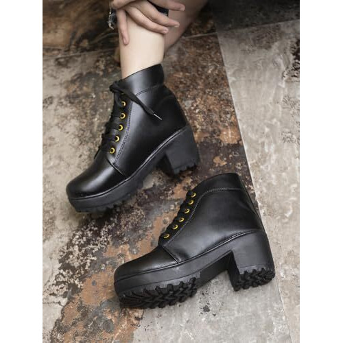 Shoetopia Girls Bt-601 Black Ankle Boot - 4 Uk (Girls-Bt-601-Black)
