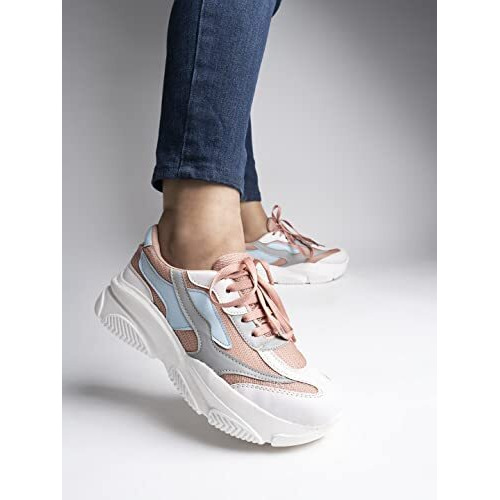 Shoetopia Girls S-1209 Peach Casual Shoe - 7 Uk (Girls-S-1209-Peach)