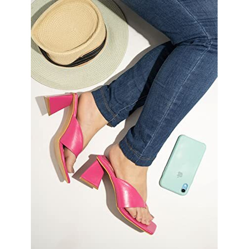 Shoetopia Women's Block Heel Sandal