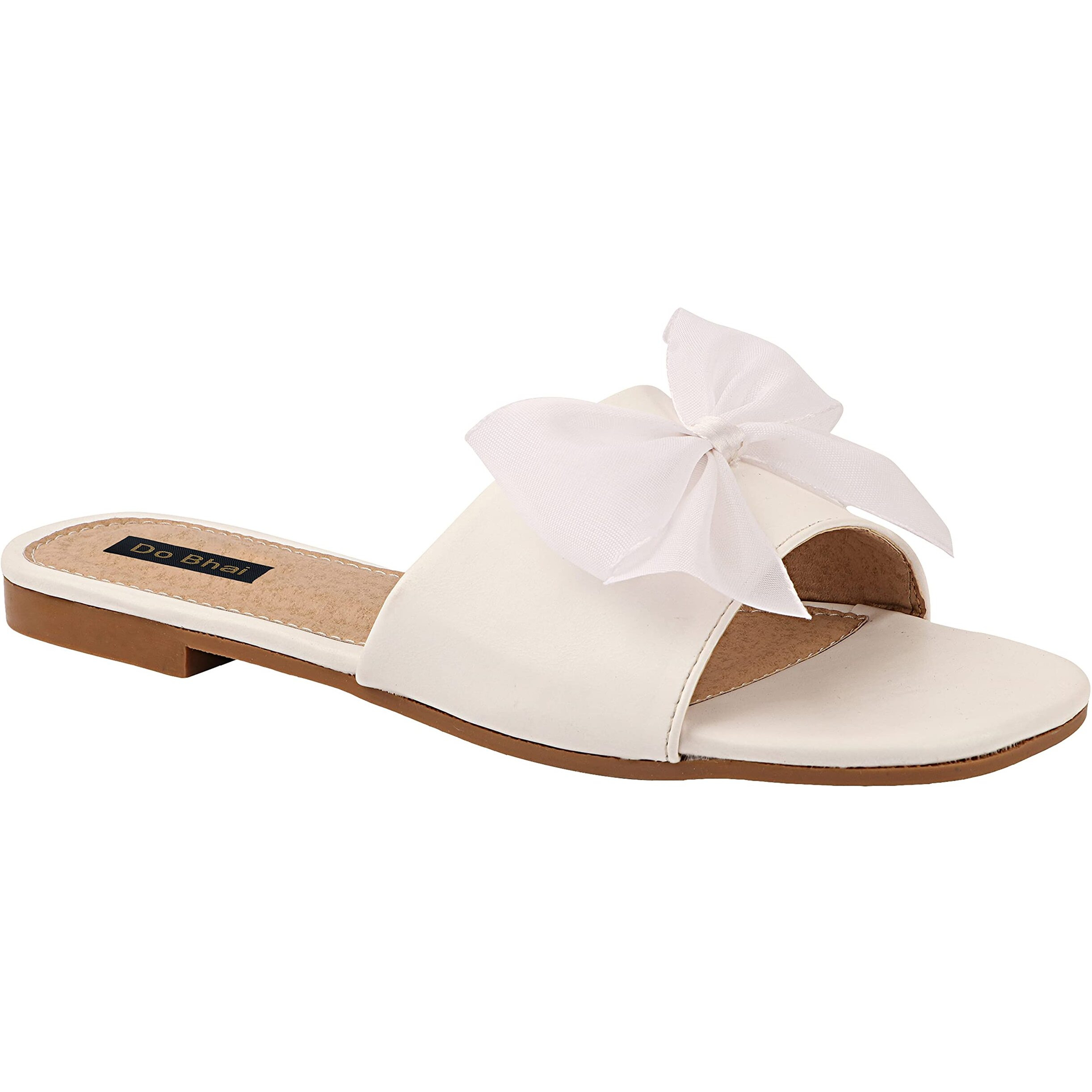 Shoetopia Girls White Stylish Trending Flats-Eu42