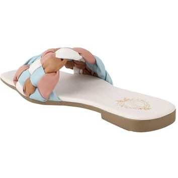 Shoetopia Girls Tv-801 White Flat Sandal - 4 Uk (Girls-Tv-801-White)