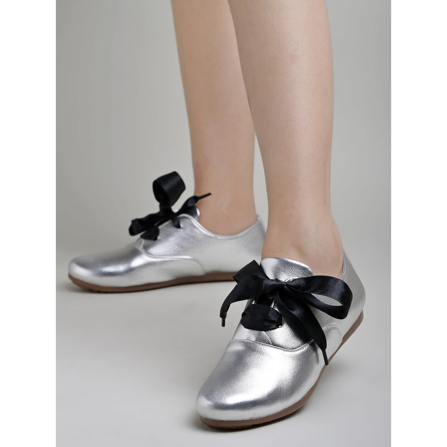 Shoetopia Smart Casual Silver Sneakers For Women & Girls-Eu37