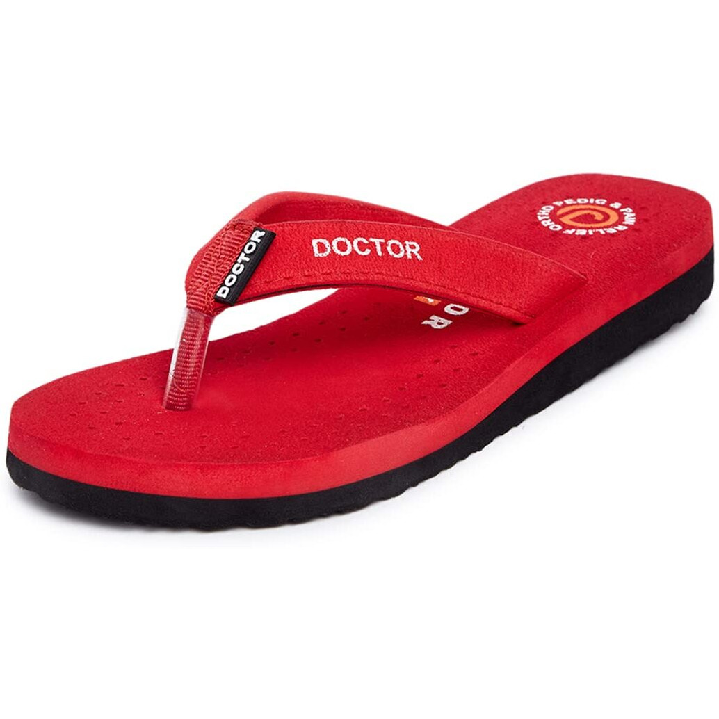 Ortho Joy Soft Slippers For Women (Red)