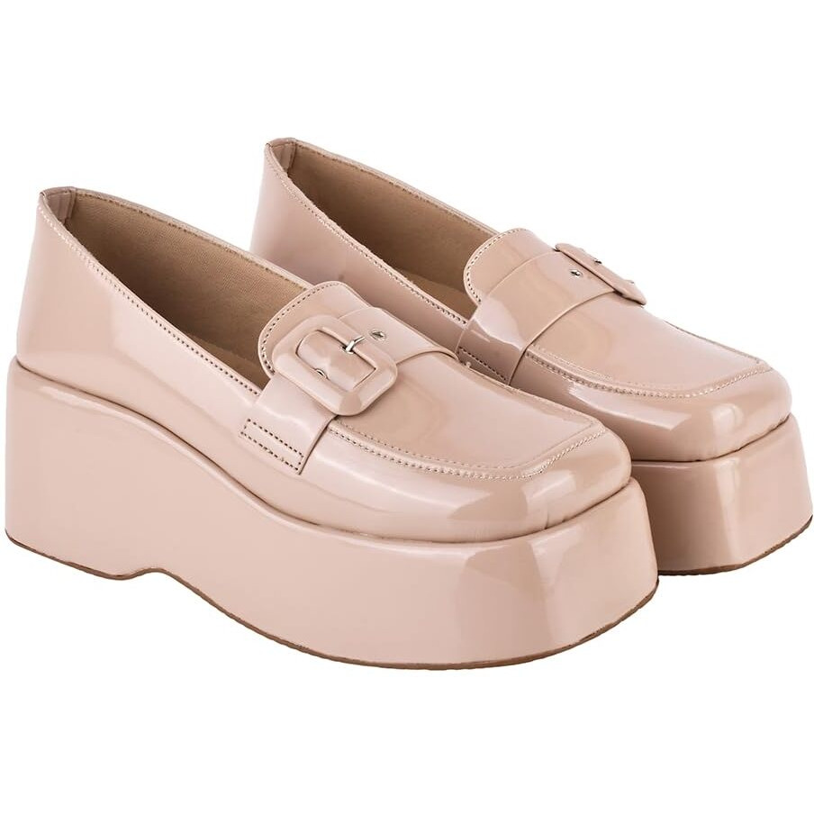 Shoetopia Girls L-2233 Cream Dress Shoe - 8 Uk (Girls-L-2233-Cream)