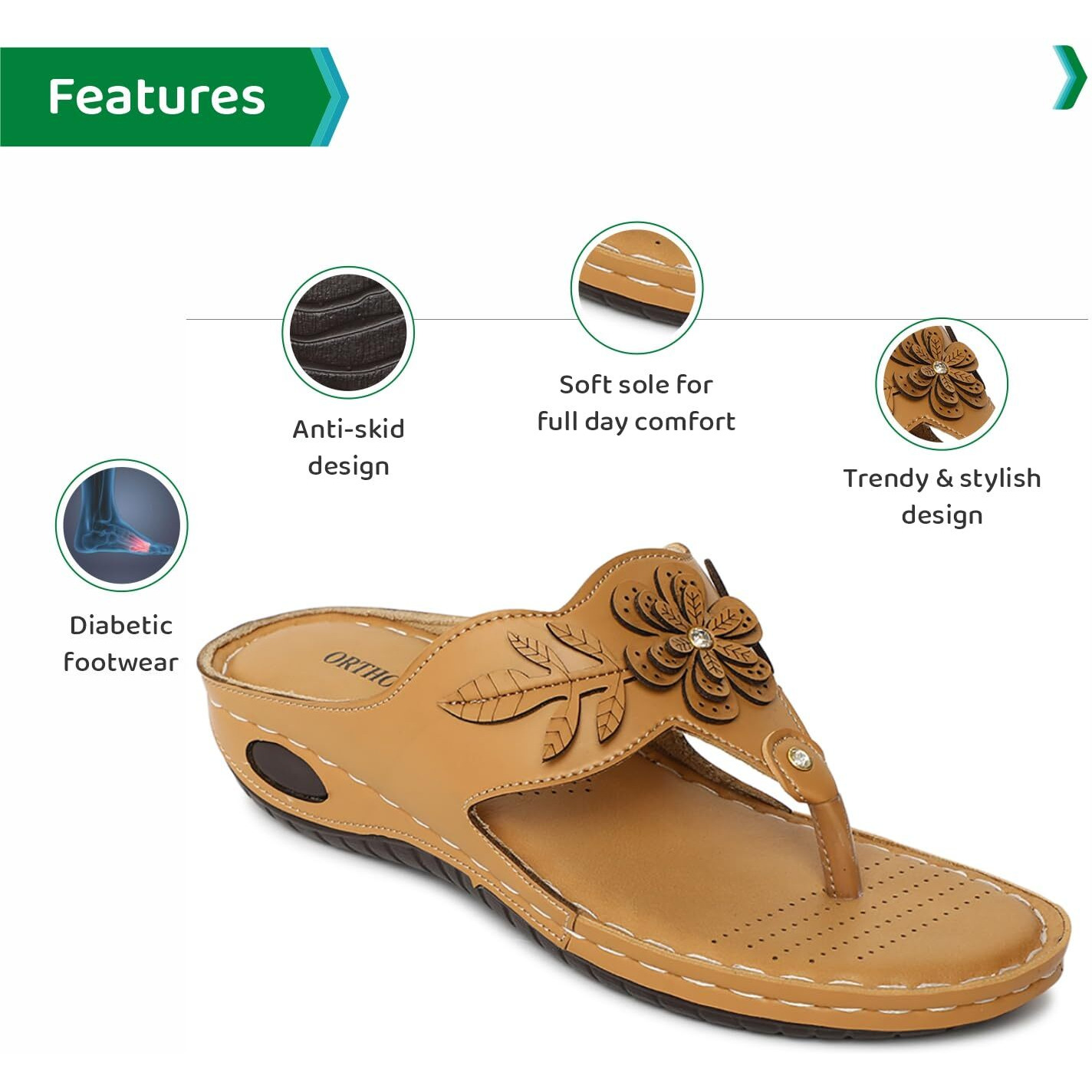 Ortho Joy Doctor Slipper For Women || Orthopedic Fashionable Women Slipper