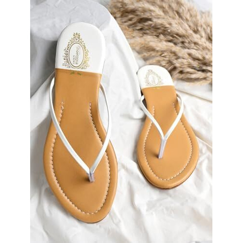 Shoetopia Girls Girls-Gf-1 White Flat Sandal - 7 Uk (Girls-Gf-1-White)