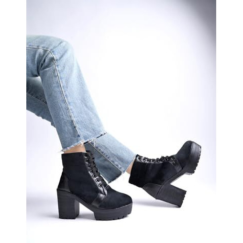 Shoetopia Girls Girls-Bt-London Black Ankle Boot - 6 Uk (Girls-Bt-London-Black)
