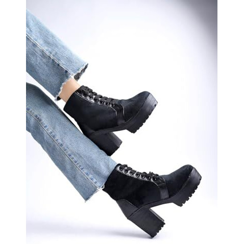 Shoetopia Girls Girls-Bt-London Black Ankle Boot - 6 Uk (Girls-Bt-London-Black)