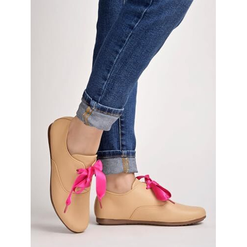 Shoetopia Women's Casual Shoes Beige