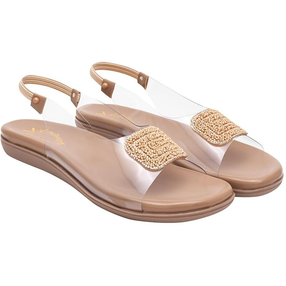 Shoetopia Women's Platform Heel Sandal (4 Uk)